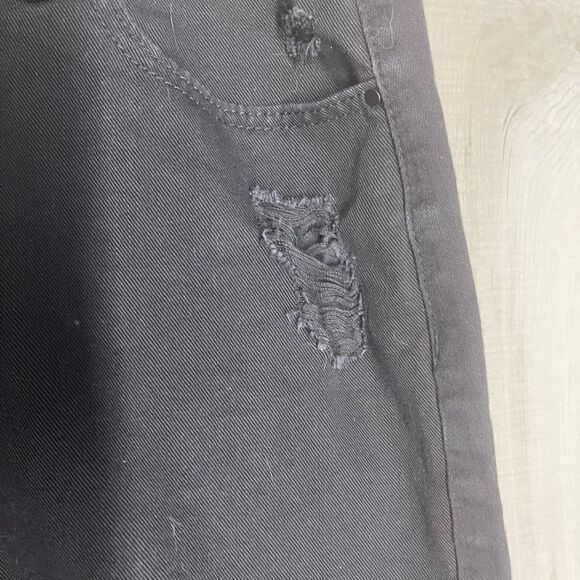 Rewash black distressed mini skirt, size 13‎ - Picture 3 of 14